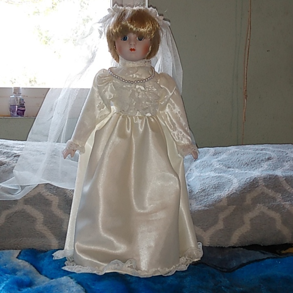 Porcelain girl doll.